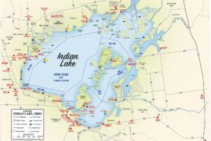 map of indian lake